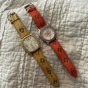 Vintage Dooney and Bourke Watches set of 2
